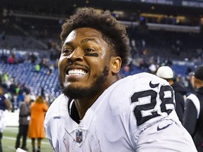 Las Vegas Raiders running back Josh Jacobs.