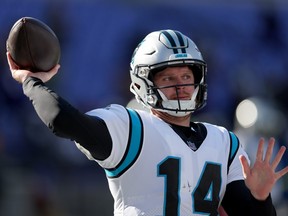 Quarterback Sam Darnold will see his first action of the season on Sunday when he starts for the Carolina Panthers.