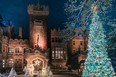 Christmas At The Castle with Holiday Lights.
