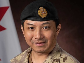 Capt. Eric Cheung is shown in this handout image provided by the Canadian Armed Forces.