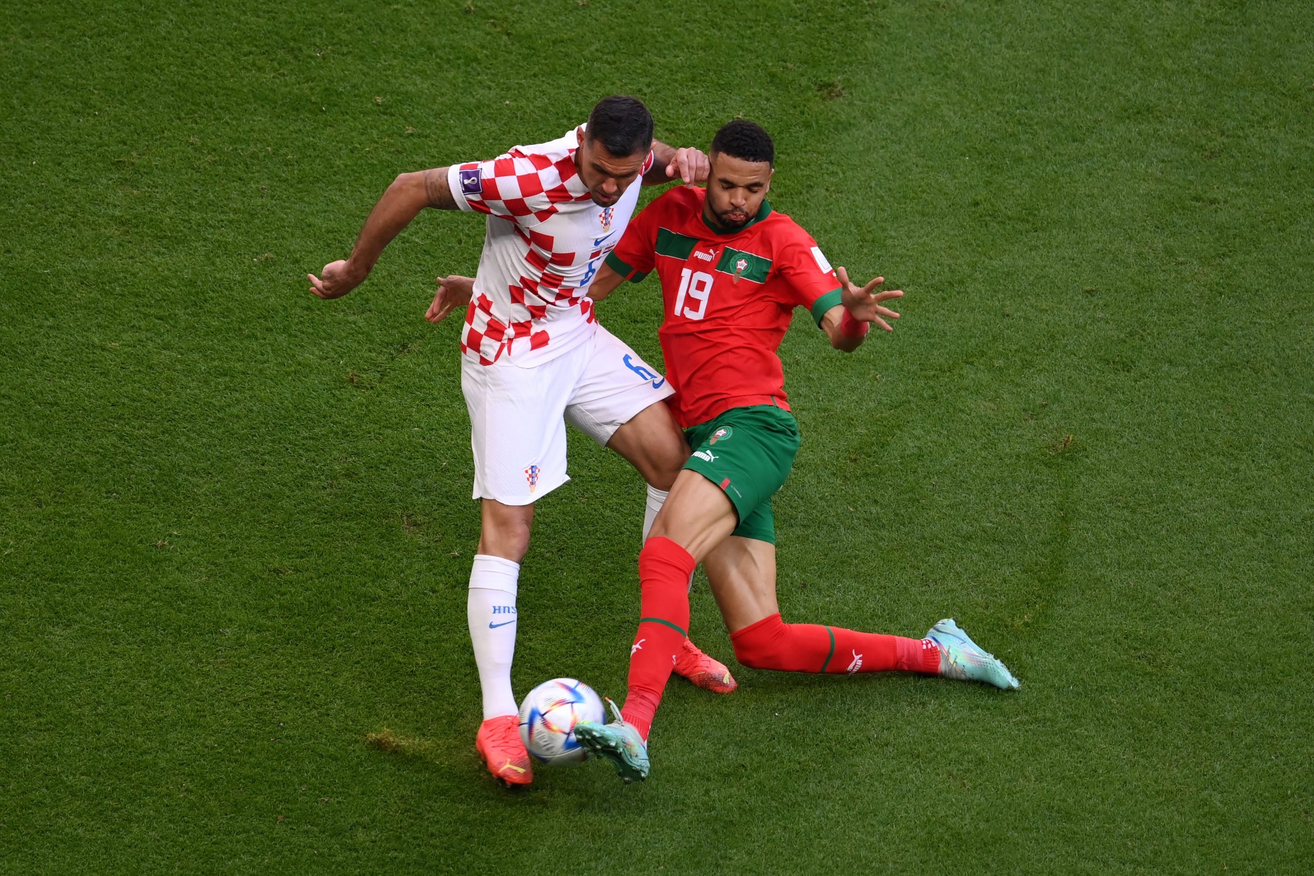 Draw for Morocco and Croatia