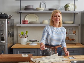 Anna Olson’s quadruple-baguette tray is also useful  for assembling subway-style sandwiches.