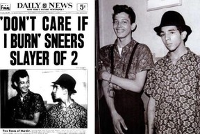 HUNTER: How many teens shot dead until we hit breaking point? - Toronto Sun 3 Sal “Capeman” Agron, left, and his buddy Louis “Umbrella Man” Hernandez. PHIL GREITZER/ NY DAILY NEWS/ GETTY IMAGES