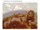 A New York man believes he found Jesus in his curry.