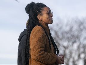 Virginia Walmart mass shooting survivor files $50 million lawsuit 2 Donya Prioleau, a survivor of the fatal Chesapeake Walmart Supercenter shooting, visits the site of the attack November 24, 2022 in Chesapeake, Virginia.
