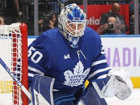 The Maple Leafs are opting to play goaltender Erik Kallgren on back-to-back nights.