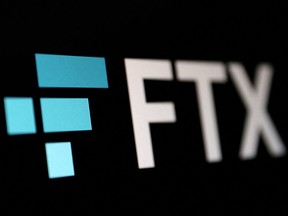 FTX logo is seen in this illustration taken, November 8, 2022.