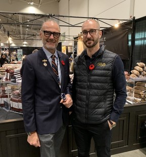 Famed chef and Food Network Canada star, Michael Bonacini, who is also the chair of the Fair's culinary and hospitality committee, alongside Chris Sura, Director, Corporate Development