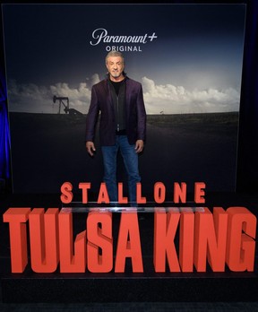 Sylvester Stallone at the Toronto premiere of Tulsa King on Nov. 7.