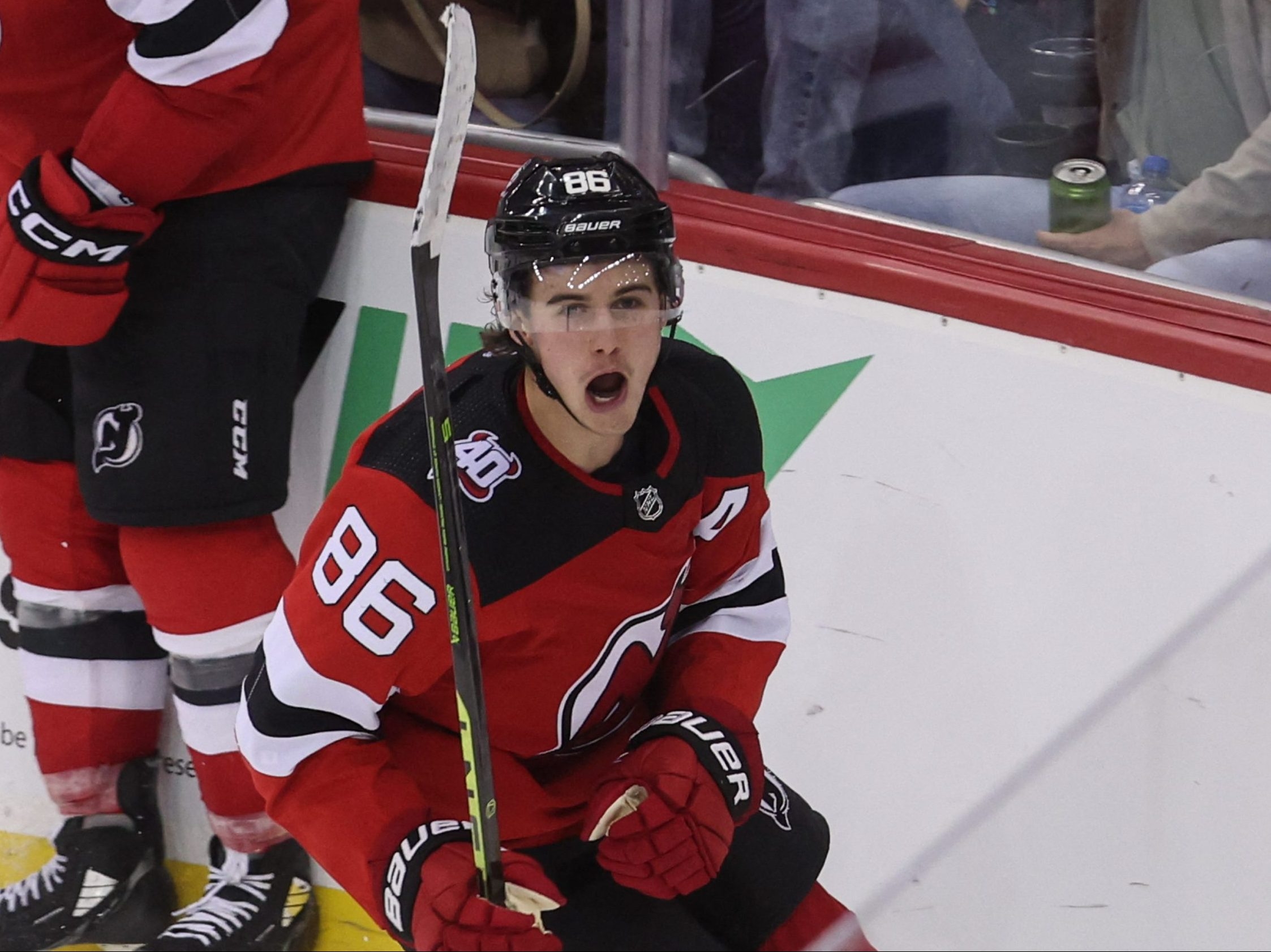 Jack Hughes scores 'first goal' as a New Jersey Devil in