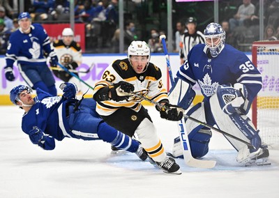 Maple Leafs find another level to beat Bruins under black cloud of  Samsonov's injury