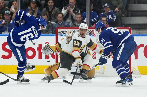 NHL scores: Marner scores in shootout as Toronto beats Vegas 4-3