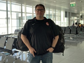 Halfway through my journey to Qatar, on a layover in Munich, Germany on Nov. 15, 2022.
