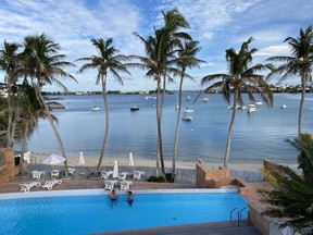 A prime view of Mangrove Bay from the infinity-edged pool at Cambridge Beaches in Bermuda. CYNTHIA MCLEOD/TORONTO SUN