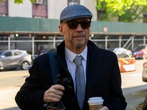 Film director Paul Haggis arrives at New York Supreme Court for his trial, as he faces a civil lawsuit after being accused of rape, in New York City, Oct. 19, 2022.