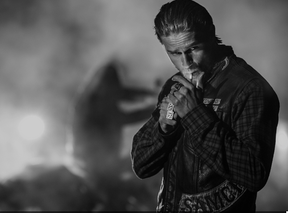 Charlie Hunnam as Jax Teller in FX’s Sons of Anarchy.