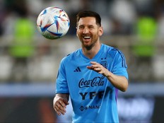 Soccer Football - International Friendly - Argentina Training - Al Nahyan Stadium, Abu Dhabi, United Arab Emirates - November 14, 2022 Argentina's Lionel Messi during training REUTERS/Amr Alfiky/File Photo