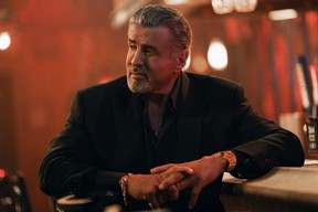 Sylvester Stallone as Dwight Manfredi on the Paramount+ original series Tulsa King.