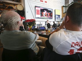 Team Canada fans watching the FIFA World Cup at the Amsterdam Brewhouse saw their squad lose 1-0 to Belgium in their opening match on Wednesday, Nov. 23, 2022.