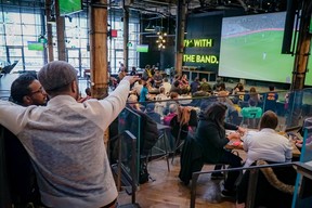 The Rec Room Toronto Roundhouse on Bremner Blvd. in Toronto.