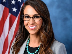 Republican U.S. Rep. Lauren Boebert of Colorado running for re-election to the U.S. House of Representatives in the 2022 U.S. midterm elections, appears in an undated handout photo provided October 11, 2022.