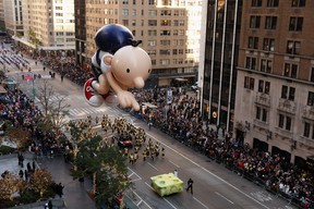 High-flying balloon figures are the stars of the US Thanksgiving Parade 5 The Diary of a Wimpy Kid balloon depicting Greg Heffley is seen during the Macy's 96th Thanksgiving Day Parade in Manhattan, New York on November 24, 2022.