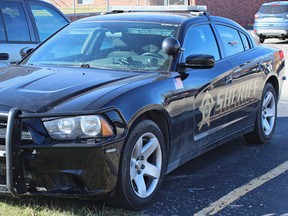 Vermillion County Sheriff's Office vehicle.