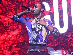 Young Dolph performs onstage at night three of the STAPLES Center Concert during the 2017 BET Experience at Staples Center on June 24, 2017 in Los Angeles.