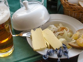 Locals know to hold their nose when enjoying the stinky cheese of Olomouc.