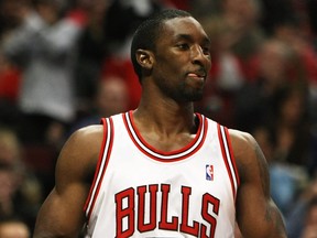 Ben Gordon of the Chicago Bulls smiles after getting his own rebound and hitting a second shot against the Orlando Magic on Dec. 31, 2007 at the United Center in Chicago.