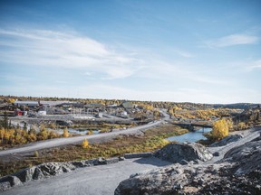 The Giant Mine site is shown during a site surface tour of the Giant Mine Restoration Project near Yellowknife on September 21, 2022. With his newly approved $4.38 billion cost estimate, remediation of his Giant Mine, one of Canada's most polluted sites, will also be the most expensive federal environmental cleanup. Expected.