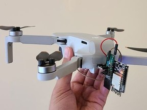 A team from the University of Waterloo has developed a little drone-powered gizmo that can see through walls.