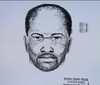A sketch of one of two men wanted in a 1988 rape in Virginia.