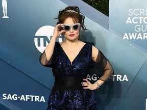 Helena Bonham Carter appears at the SAG Awards in Los Angeles, Jan. 19, 2020.