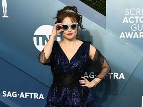 Helena Bonham Carter at the SAG Awards in Los Angeles on January 19, 2020.