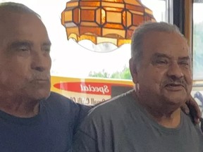 Inseparable brothers Alfredo and Jose Linares, both in their 70s, were hit by a car and killed in Los Angeles, California on Wednesday, Nov. 10, 2022.