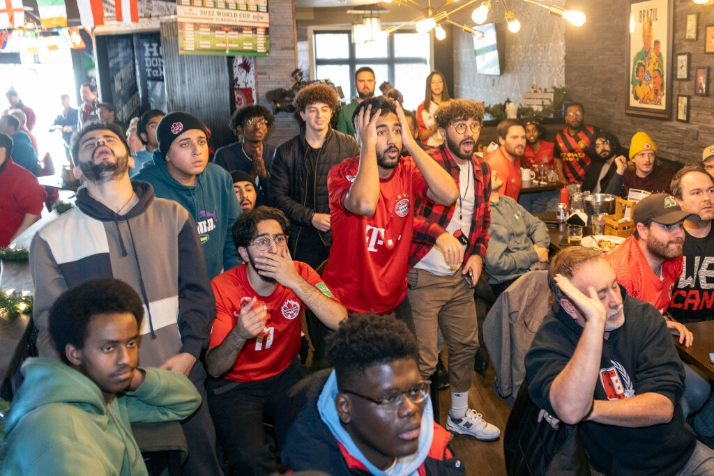IN PHOTOS: Canadian fans cheer on team in World Cup match against Belgium - Edmonton Sun