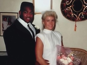 Ray and Sally McNeil on their 1987 wedding day. Things soon went south. NETFLIX