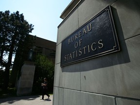 Statistics Canada building and signs are pictured in Ottawa on Wednesday, July 3, 2019.