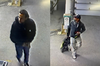 Images from Toronto Humane Society video of two men wanted in a theft.