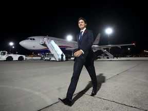 Prime Minister Justin Trudeau departs Ottawa, on Thursday, Nov. 10, 2022.