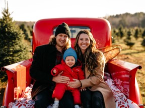 Sweden native Anton Riis and his fiancé, Shelby Gouveia, look forward to making saffron balls and sharing other Swedish Christmas traditions with their son, Jack.  SARAH HILTZ PHOTOGRAPHY