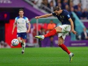 France's Adrien Rabiot in action.