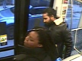 Investigators need help identifying a man and a woman who are suspects in an assault on a TTC streetcar on Dec. 17, 2022.