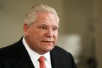 Ontario Premier Doug Ford attends a news conference at the Michener Institute of Education in Toronto, Thursday, Dec. 1, 2022. 