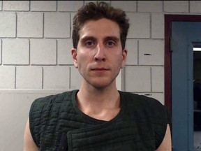 This photo provided by Monroe County (Pa.) Correctional Facility shows Bryan Kohberger, 28, being held for extradition in a criminal homicide investigation in the killings of four University of Idaho students, based on an active arrest warrant for first degree murder.