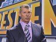 Vince McMahon attends a press conference to announce that WWE Wrestlemania 29 will be held at MetLife Stadium in 2013 at MetLife Stadium on February 16, 2012 in East Rutherford, New Jersey.