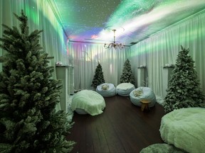 Festive room in Netflix Holiday House