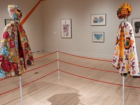 One of the exhibits in Lucha Libre: Beyond the Arenas, on display at the ASU Art Museum in Tempe, Ariz.