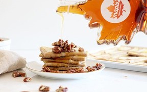 Apple Maple Pecan Pancakes – supplied/puremaplefromcanada.com.